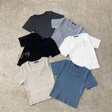 スクエアリブニットT | non-hedge  | 詳細画像18 