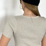 スクエアリブニットT | non-hedge  | 詳細画像6 