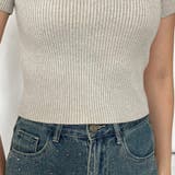 スクエアリブニットT | non-hedge  | 詳細画像8 