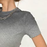 ロゴ刺繍ムラリブTシャツ | non-hedge | 詳細画像21