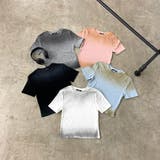 ロゴ刺繍ムラリブTシャツ | non-hedge | 詳細画像23
