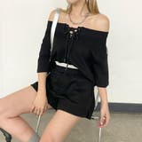 スピンドルオフショルトップス・ショートパンツセットアップ | non-hedge | 詳細画像9