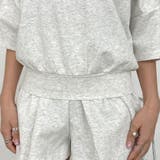 ストライプ切替オフショルトップス・ショートパンツセットアップ | non-hedge | 詳細画像25