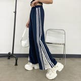 カットラインレース切替ワイドパンツ | non-hedge | 詳細画像9