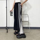 カットラインレース切替ワイドパンツ | non-hedge | 詳細画像16
