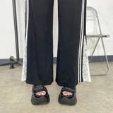 カットラインレース切替ワイドパンツ | non-hedge | 詳細画像21