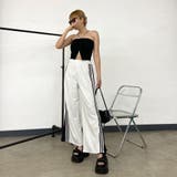 カットラインレース切替ワイドパンツ | non-hedge | 詳細画像28