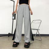 カットラインレース切替ワイドパンツ | non-hedge | 詳細画像32