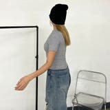 WZIPプレートリブトップス | non-hedge | 詳細画像9