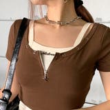 アンサンブルZIPショートトップス | non-hedge | 詳細画像8
