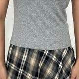 Tシャツ・チェックレイヤード付きワイドパンツセットアップ | non-hedge | 詳細画像11