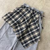 Tシャツ・チェックレイヤード付きワイドパンツセットアップ | non-hedge | 詳細画像31