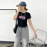 ムラドロストピンクロゴTシャツ | non-hedge | 詳細画像3