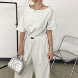オフショルプルオーバー・ワイドパンツセットアップ | non-hedge | 詳細画像18