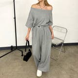 オフショルプルオーバー・ワイドパンツセットアップ | non-hedge | 詳細画像23