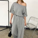 オフショルプルオーバー・ワイドパンツセットアップ | non-hedge | 詳細画像25