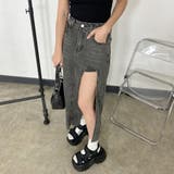 デニムスリットロングスカート | non-hedge | 詳細画像11