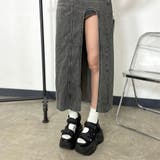 デニムスリットロングスカート | non-hedge | 詳細画像19