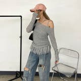 裾レースタンクトップ・透かしプルオーバーセット | non-hedge | 詳細画像6