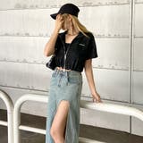 プレートダメージWZIPトップス | non-hedge | 詳細画像14