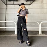 プレートダメージWZIPトップス | non-hedge | 詳細画像2