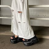 裏毛ダメージワイドパンツ | non-hedge | 詳細画像15