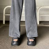 リベット付きブリーチカットワイドパンツ | non-hedge | 詳細画像30