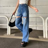 ダメージストレートデニムパンツ | non-hedge | 詳細画像17