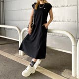 ロゴ刺繍Tワンピース | non-hedge  | 詳細画像9 