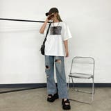 ヒョウ柄ビッグTシャツ | non-hedge | 詳細画像10