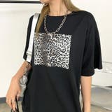 ヒョウ柄ビッグTシャツ | non-hedge | 詳細画像6