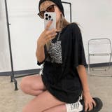 ヒョウ柄ビッグTシャツ | non-hedge | 詳細画像8