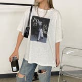 カラー転写ビッグTシャツ | non-hedge | 詳細画像1