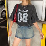 ブラック×ホワイト | ダメージブリーチショートTシャツ | non-hedge