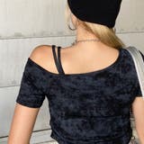 デニムロゴワンショルダーTシャツ | non-hedge | 詳細画像9