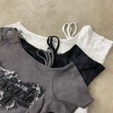 デニムロゴワンショルダーTシャツ | non-hedge | 詳細画像24