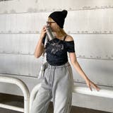 デニムロゴワンショルダーTシャツ | non-hedge | 詳細画像3