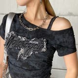デニムロゴワンショルダーTシャツ | non-hedge | 詳細画像8