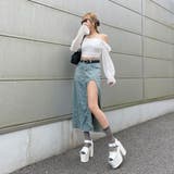 シフォンドビースクエアプルオーバー | non-hedge | 詳細画像2