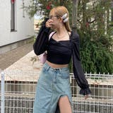 シフォンドビースクエアプルオーバー | non-hedge | 詳細画像19