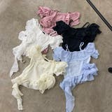 シュシュ付きイレヘムフリルオフショルトップス | non-hedge | 詳細画像31
