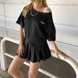 ロゴ刺繍プルオーバー・タックスカートセットアップ | non-hedge | 詳細画像17
