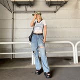 レースロゴショートTシャツ | non-hedge  | 詳細画像2 