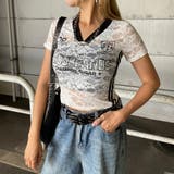 レースロゴショートTシャツ | non-hedge  | 詳細画像7 