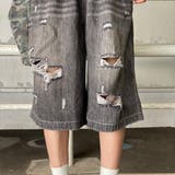 デニムダメージハーフパンツ | non-hedge | 詳細画像15