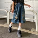 デニムダメージハーフパンツ | non-hedge | 詳細画像23