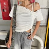 リベットワンショルダートップス | non-hedge  | 詳細画像1 