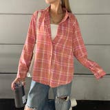 ピンク | ストーンチェックシャツ | non-hedge