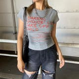 グレー | ロゴムラプリントTシャツ | non-hedge 