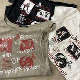 ロックプリントイレヘムリブトップス | non-hedge  | 詳細画像25 